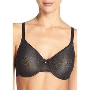 Chantelle Women's C Magnifique Full Coverage Underwire Bra 34DDD Black Lace